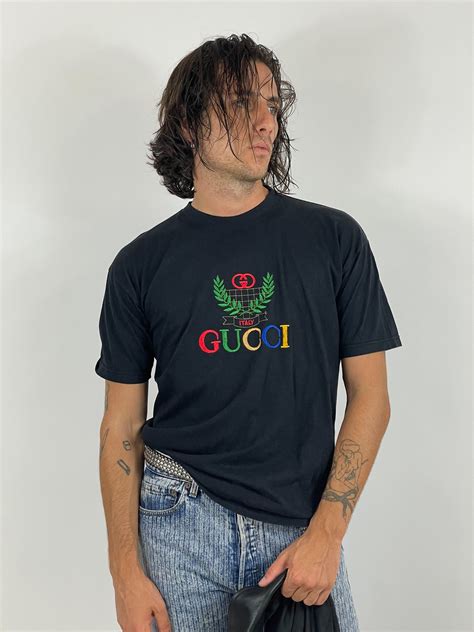 maglietta gucci originale 100 euro|gucci t shirt uomo.